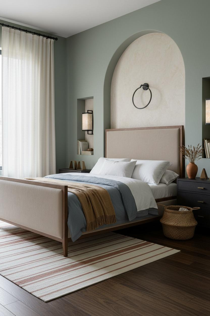 Modern Vintage Bedroom Tuscan Alcove Sconce