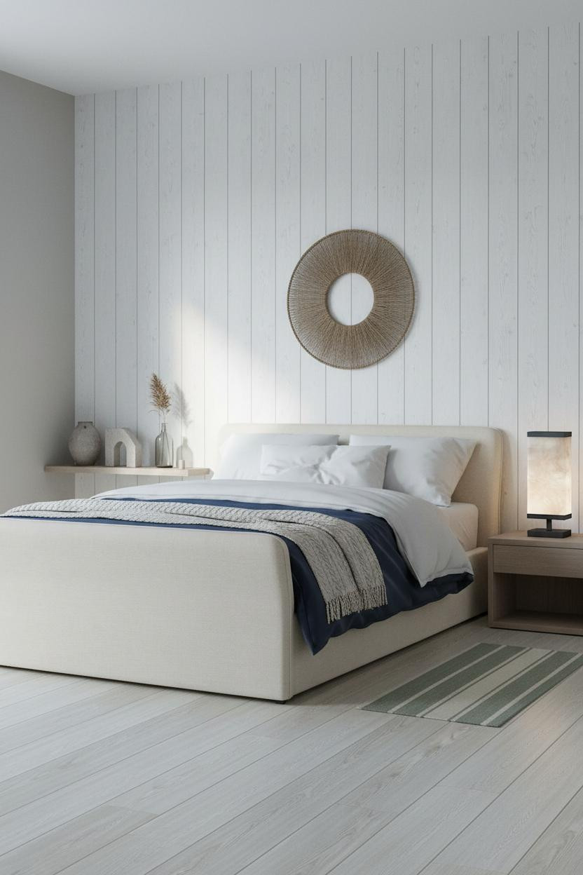 Modern Vintage Bedroom Shiplap Romantic