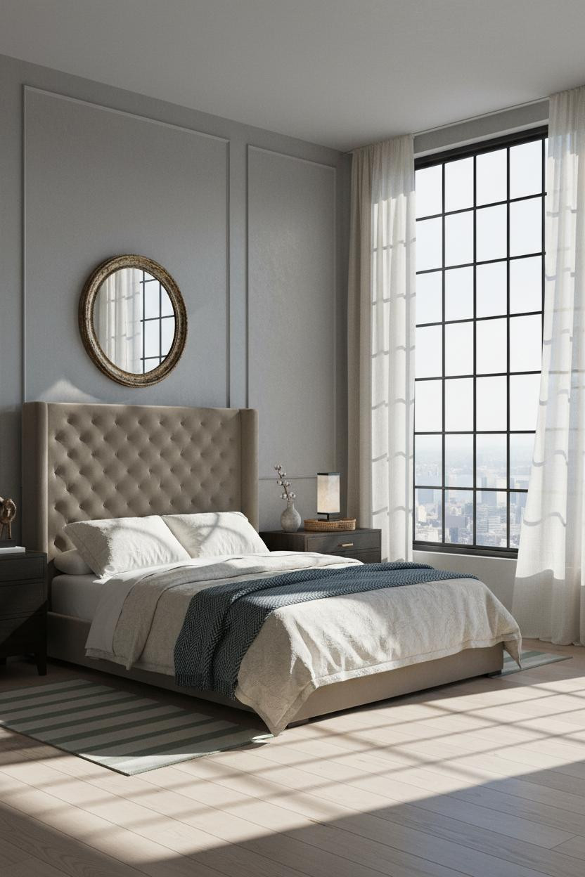 Modern Vintage Bedroom Crittall Window Design