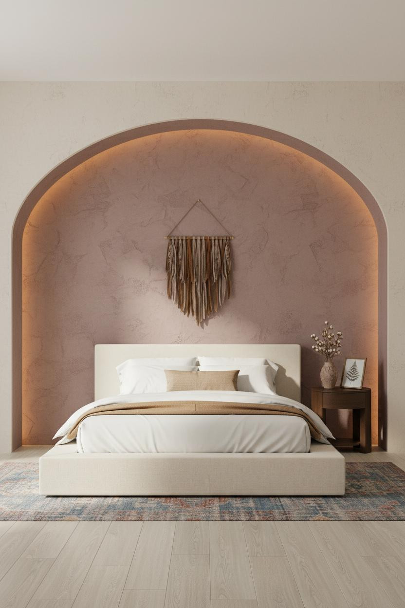 Country Teen Bedroom Mauve Arch Cowgirl