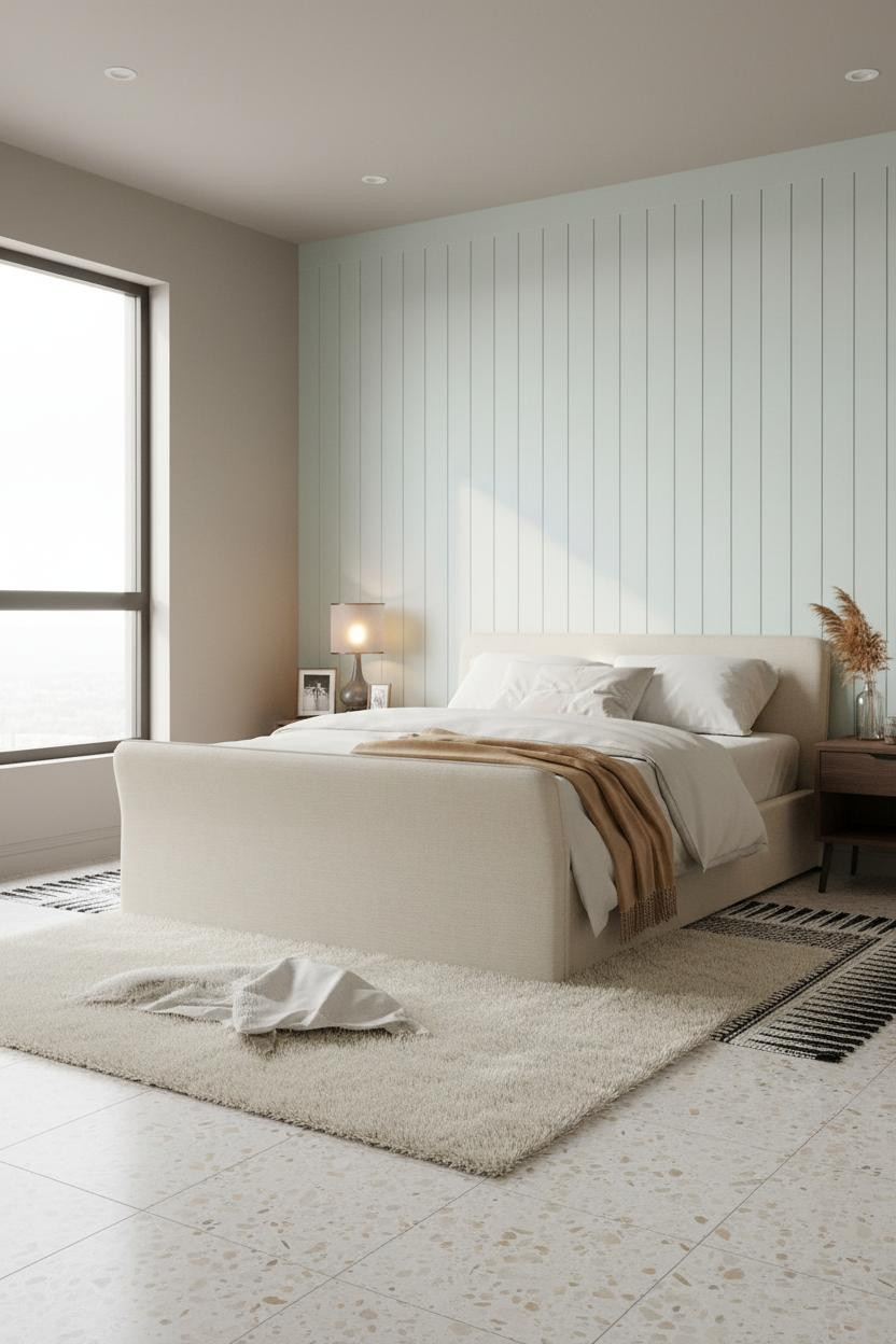 Cozy Teen Bedroom Board And Batten Accent Wall
