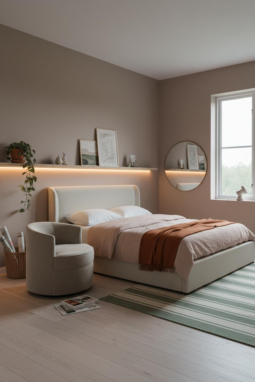 Cozy Teen Bedroom Scandi Natural Wood