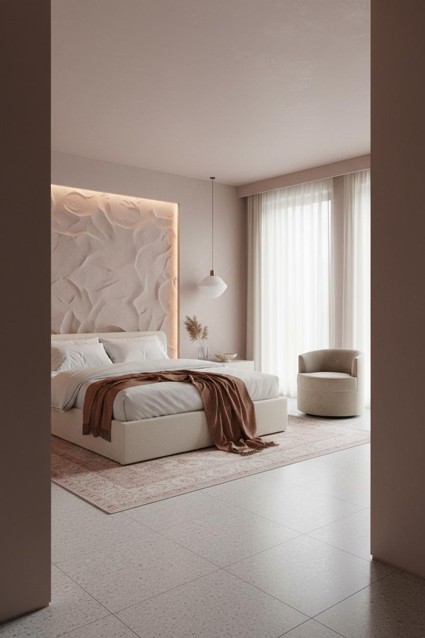 Pink Luxury Bedroom Modern Master Room