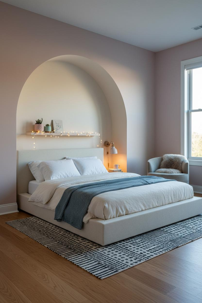 Teen Bedroom Makeover Soft Pink And Blue Room Design