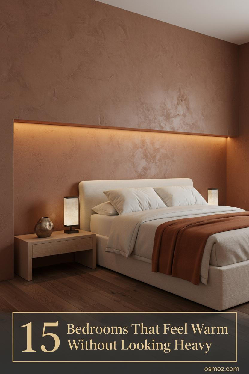 15+ Earthy Luxury Bedrooms That Feel Warm Without Feeling Heavy