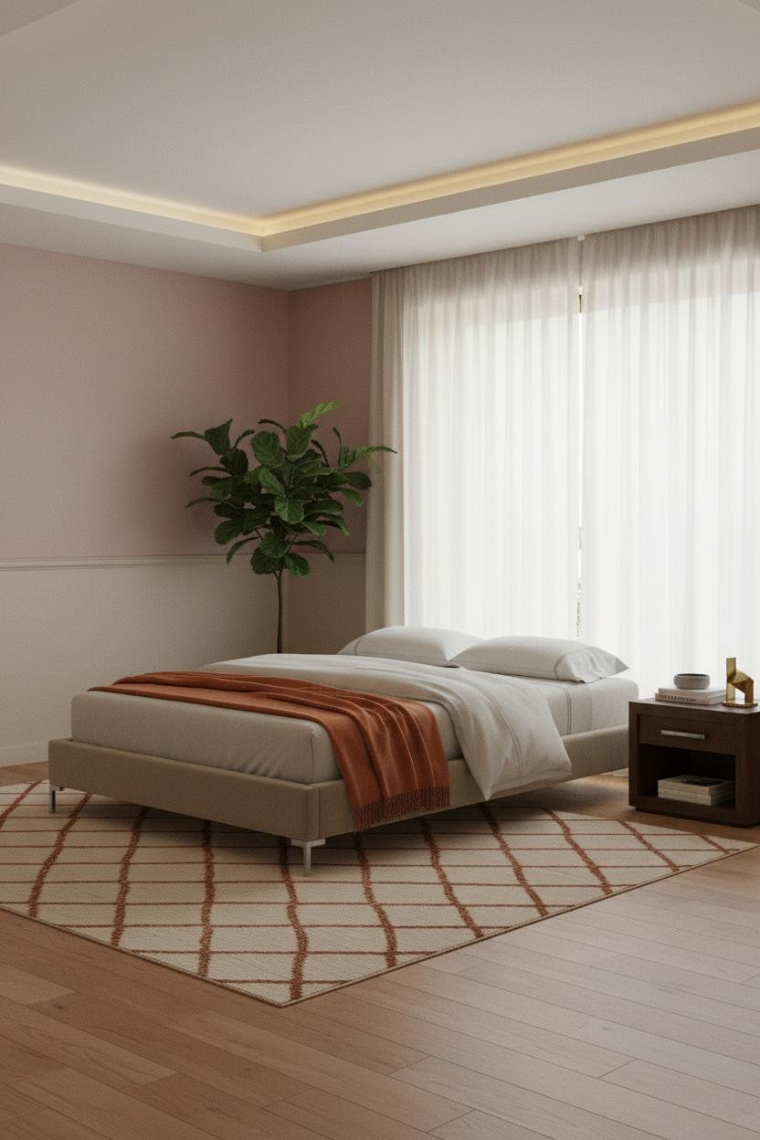Floating Bed Frame Minimal Bedroom Design