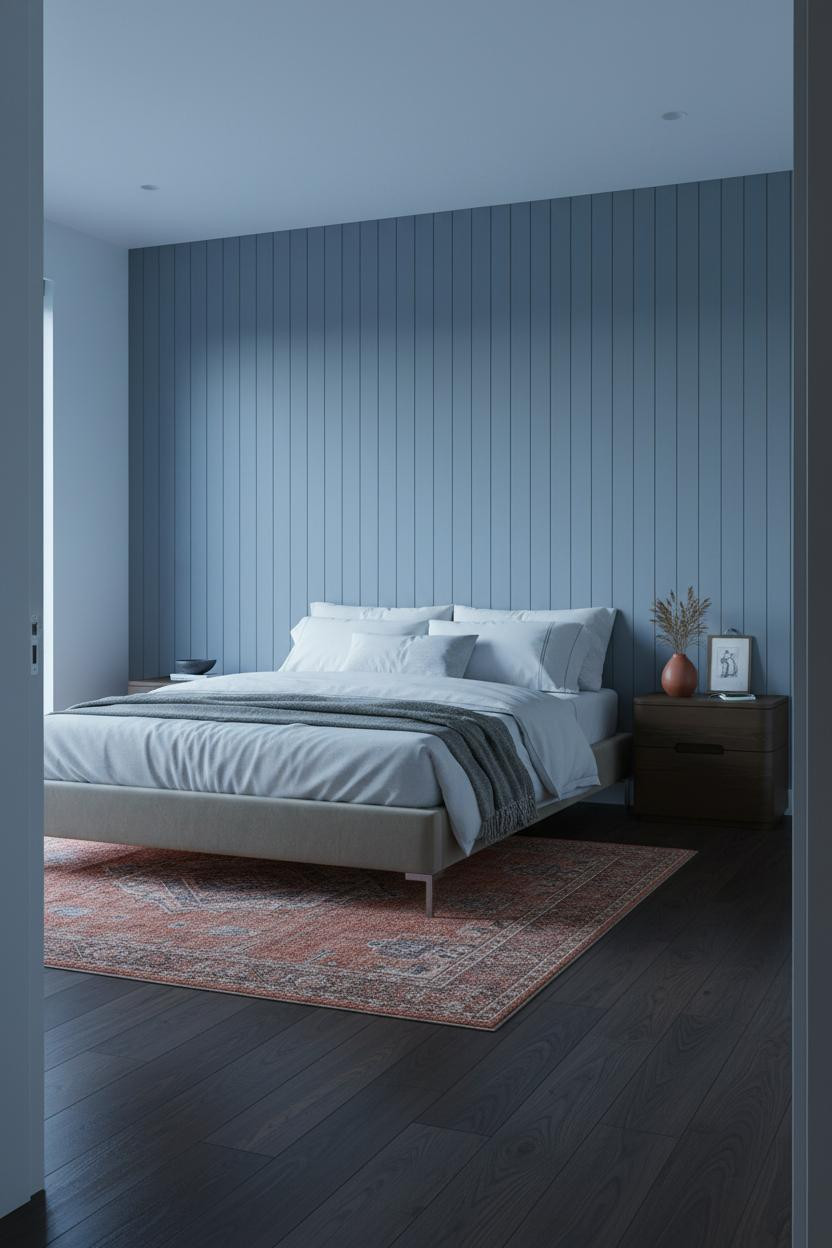 Floating Bed Frame Platform Bedroom
