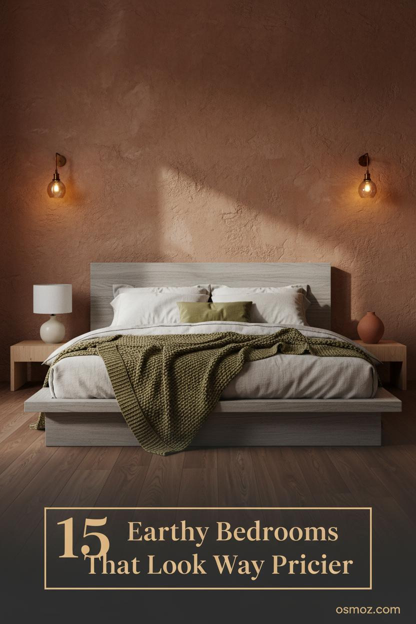 15+ Earthy Luxury Bedrooms That Feel Like a Warm Cocoon