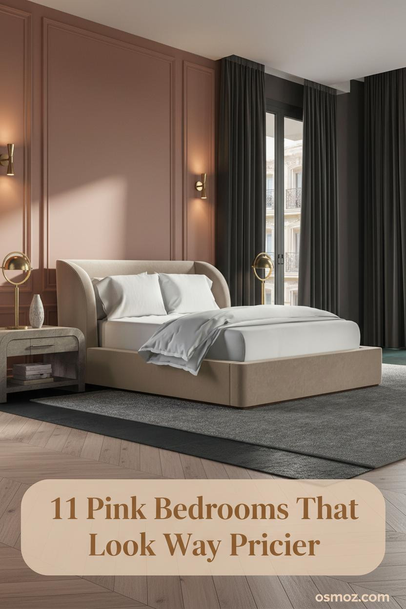 11+ Pink Bedrooms That Feel Grown Up Without Losing the Drama