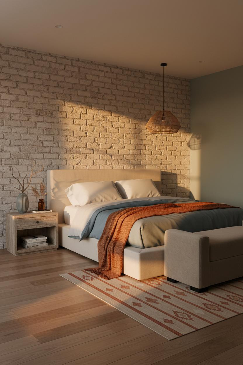 Green Coastal Bedroom Sage Blue Design
