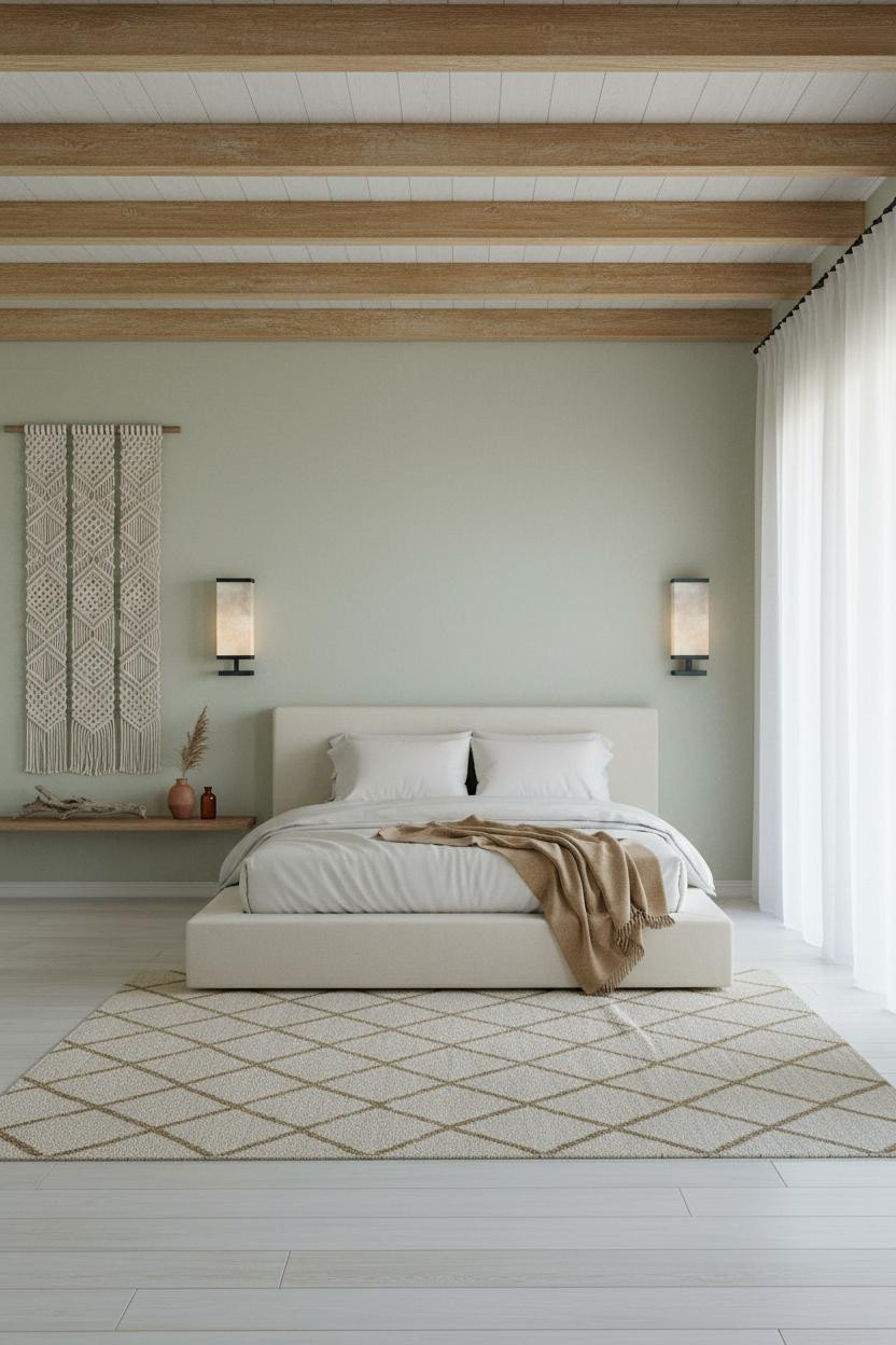 Coastal Granddaughter Bedroom Sage Brass