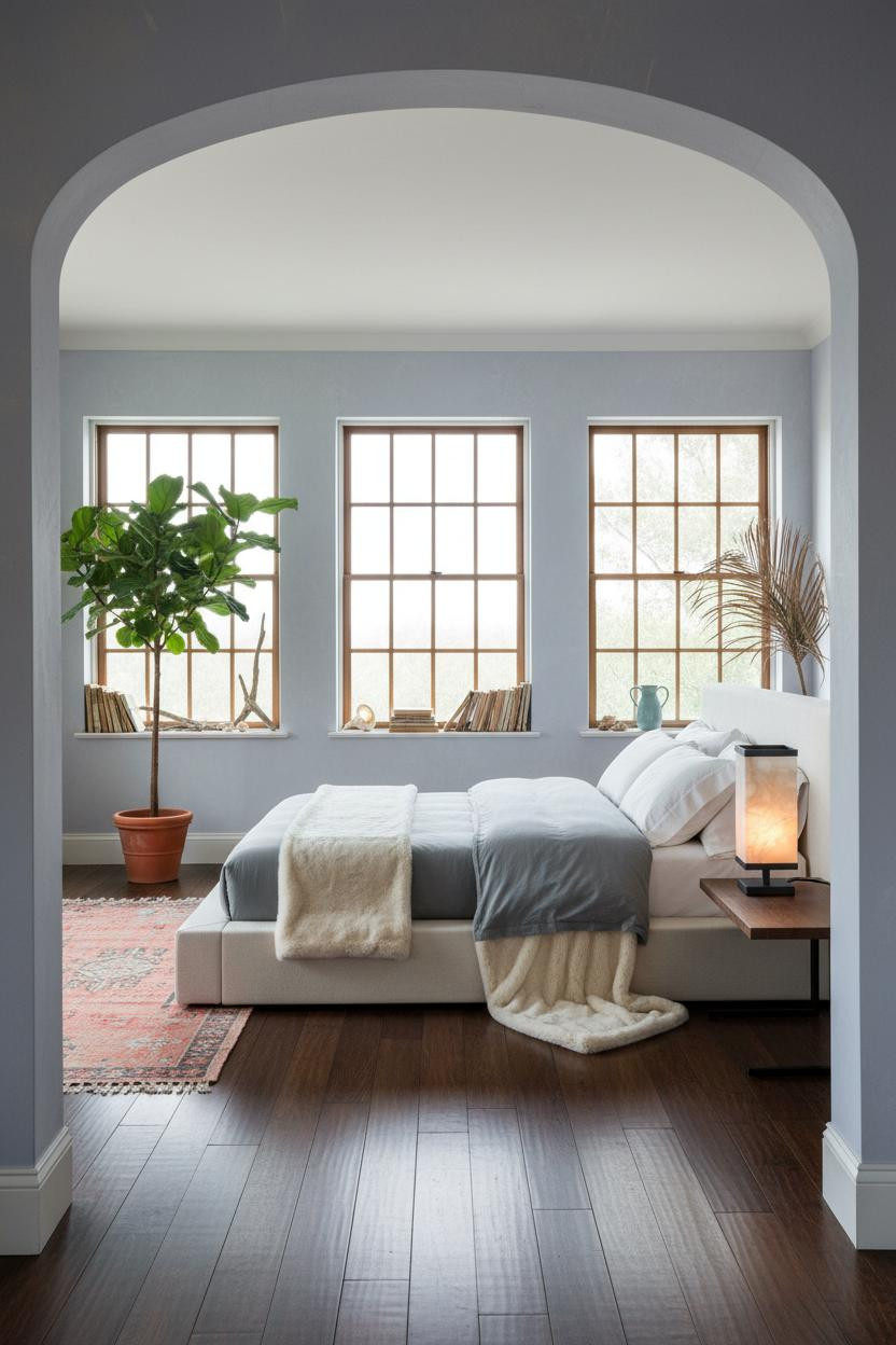 Coastal Granddaughter Bedroom Periwinkle Driftwood