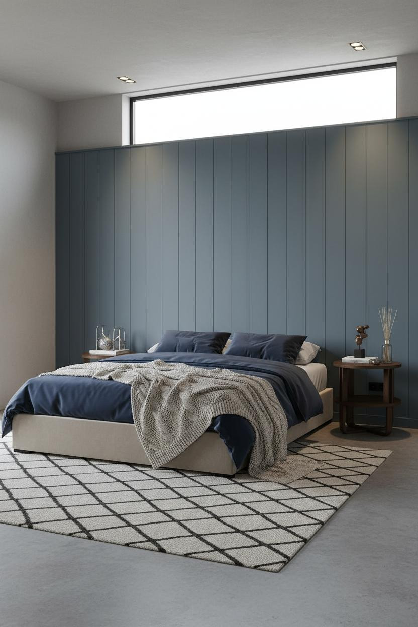 Studio Apartment Accent Wall Design
