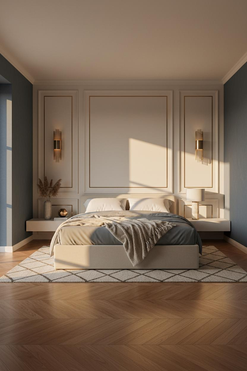 Modern Luxury Bed Design Master Suite Merano
