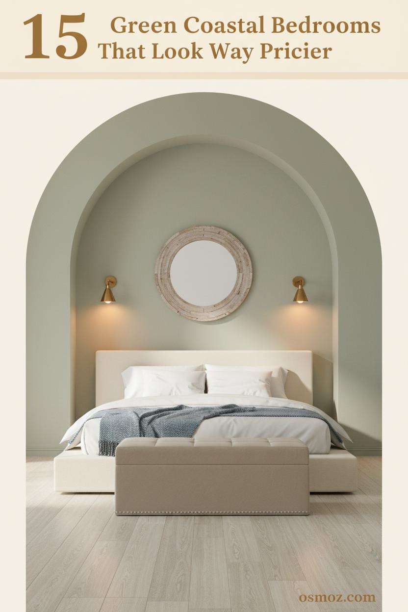 15+ Green Coastal Bedrooms That Feel Like the Water's Right Outside