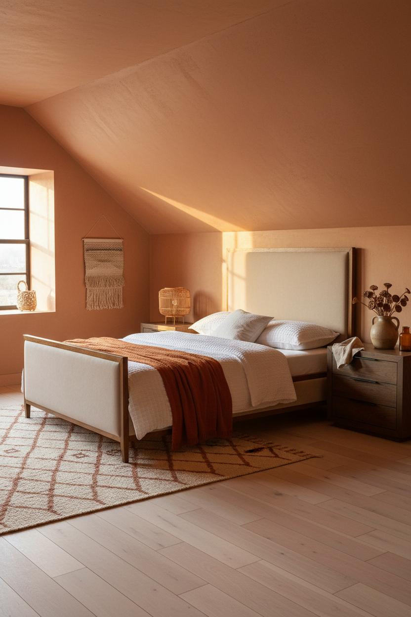 Low Ceiling Attic Bedroom Slanted Walls Dormer