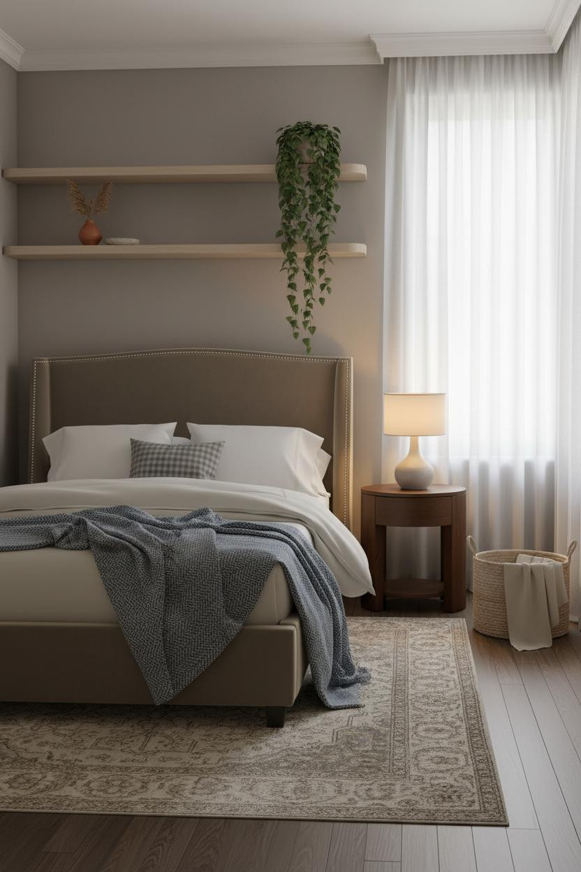 Small Bedroom Ideas Women Floating Shelf