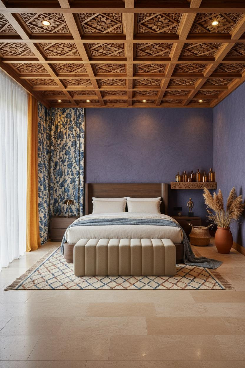 Maximalist Bedroom Eclectic Global Layered
