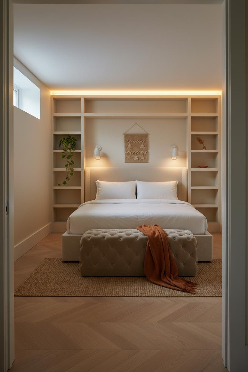 Basement Guest Bedroom Budget Cozy Layout