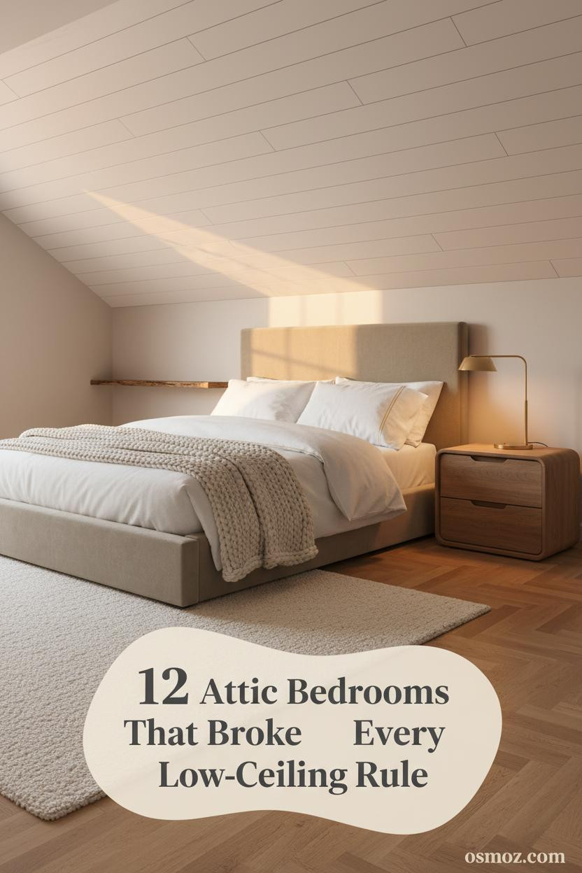 12+ Small Attic Bedrooms That Actually Work With the Slanted Walls