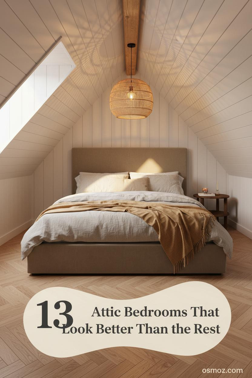 13+ Low Ceiling Attic Bedrooms That Actually Feel Like the Best Room in the House