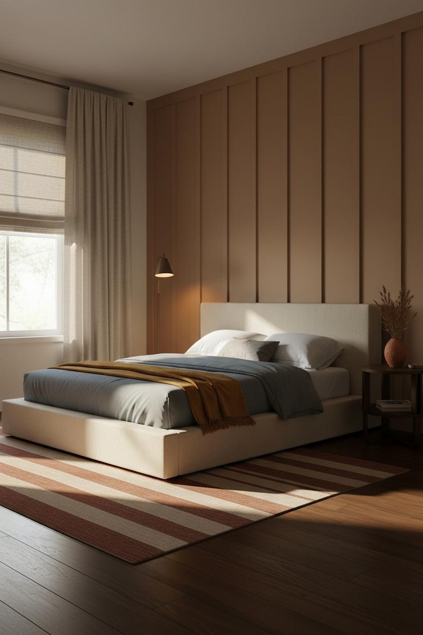 Single Bed Design Transitional Small Bedroom