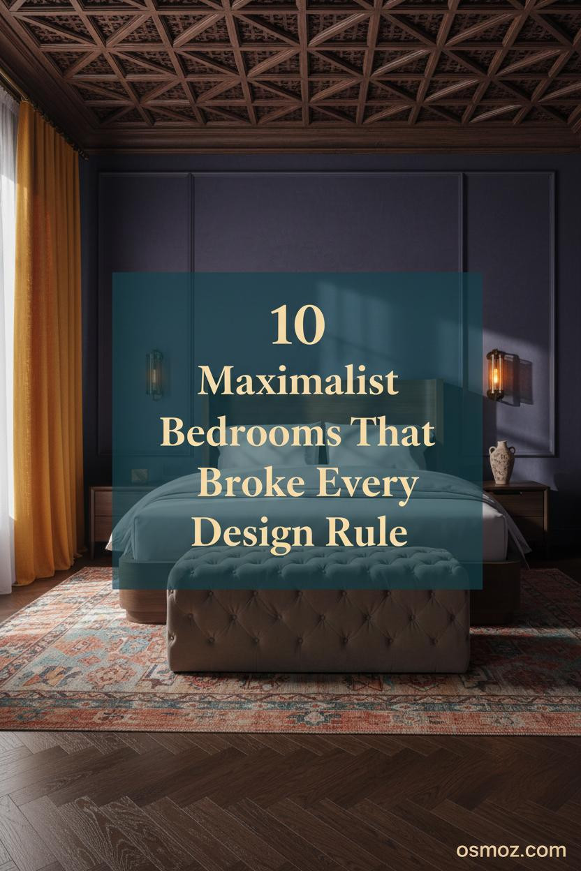 10+ Maximalist Bedrooms That Feel Collected Rather Than Chaotic