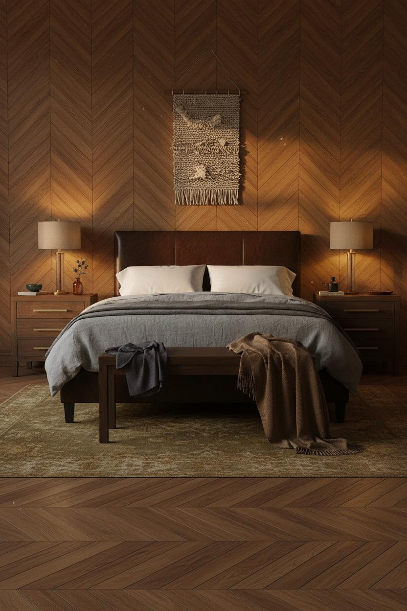 Earthy Vintage Bedroom Dark Academia Cottagecore