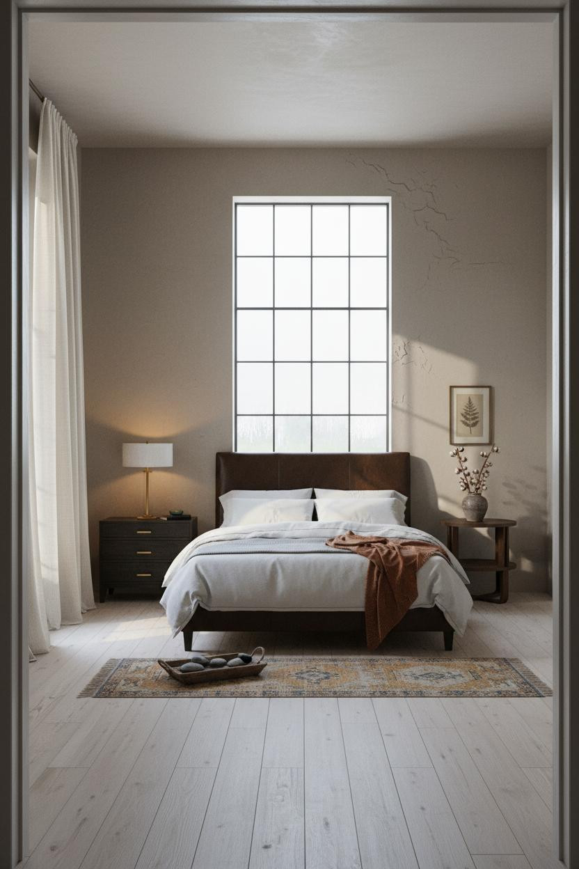 Earthy Vintage Bedroom Dark Academia