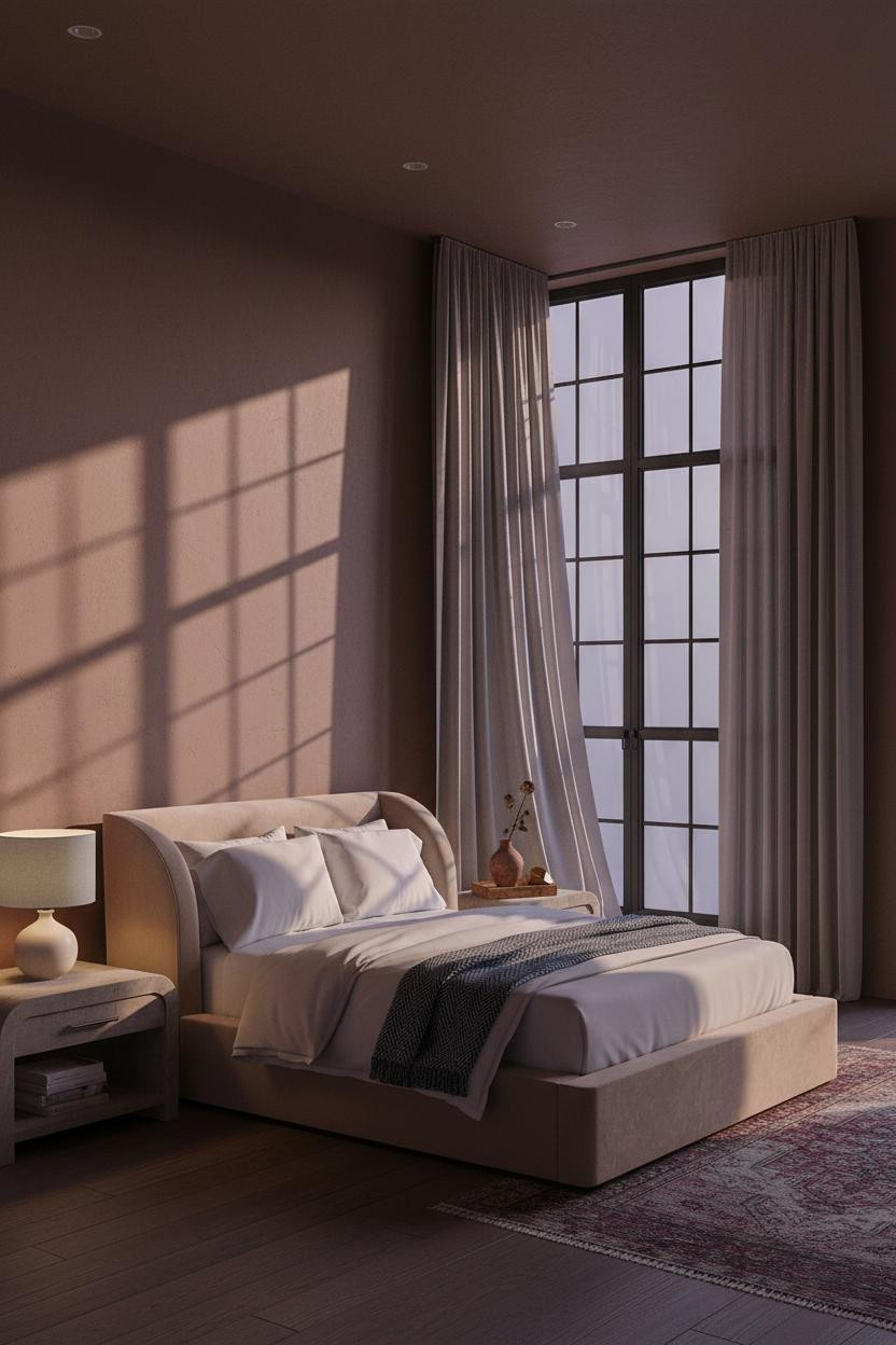 Moody Pink Bedroom Dark Feminine Aesthetic
