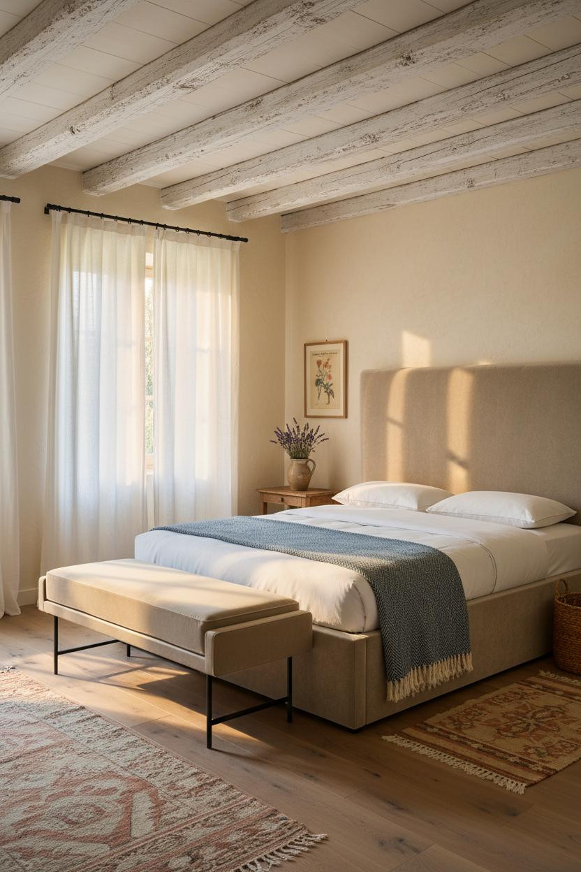 European Farmhouse Bedroom French Country Cottage