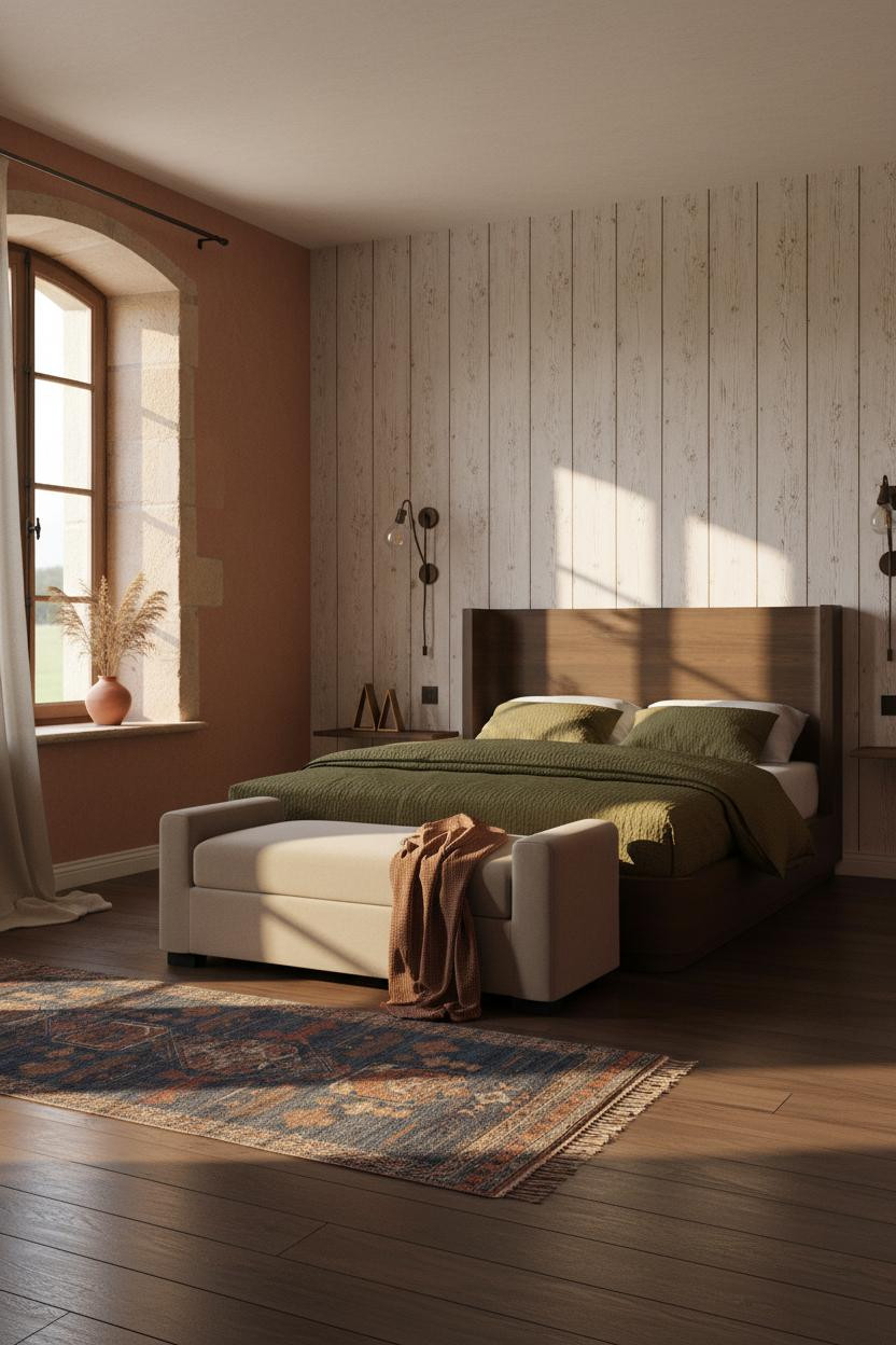 European Farmhouse Bedroom French Country Cottage