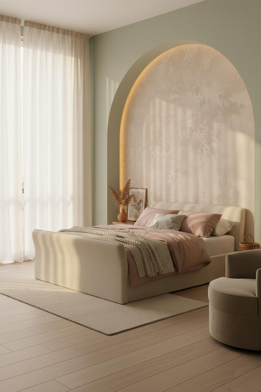 Girly Bedroom Parisian Alcove Sage