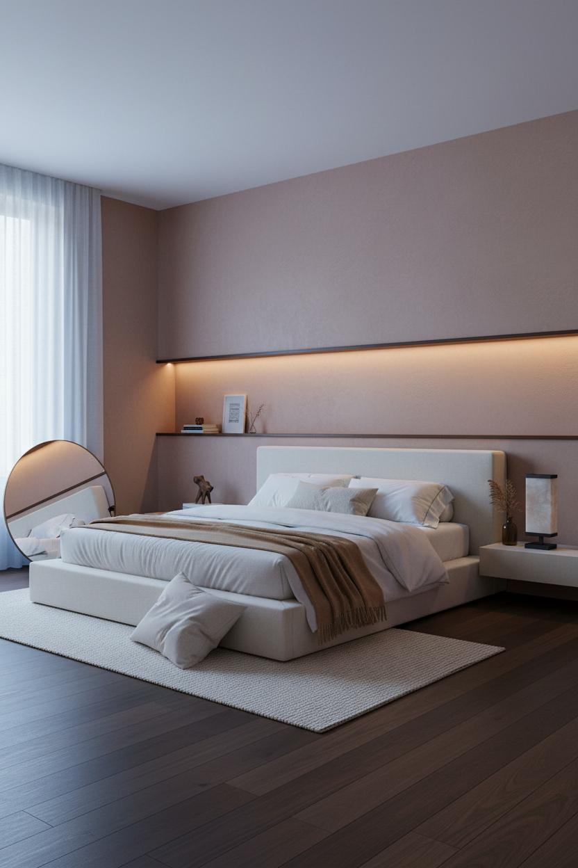 Girly Bedroom Ideas Women Mauve Aesthetic