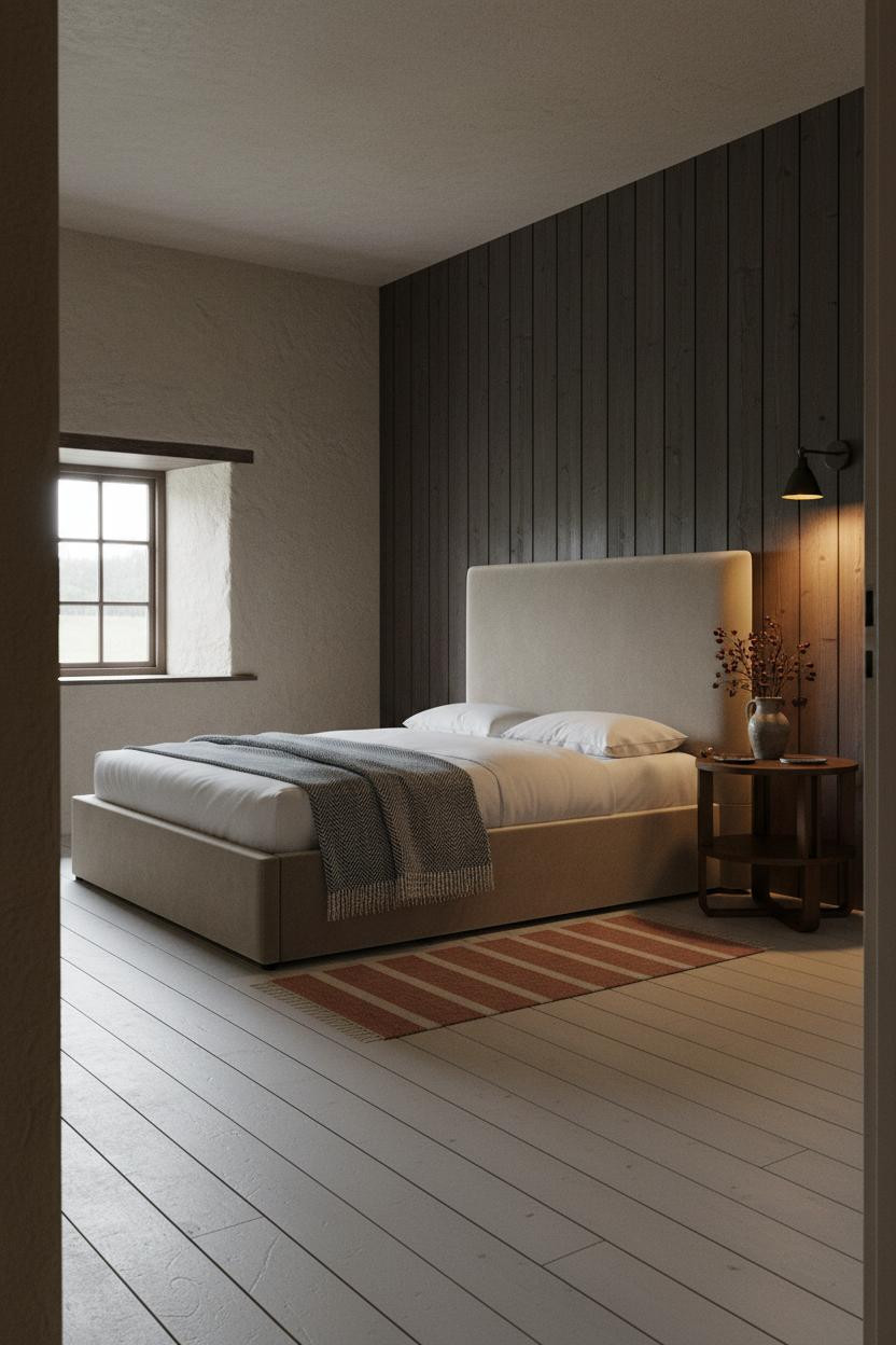 Cottage Bedroom Scottish Highland Timber