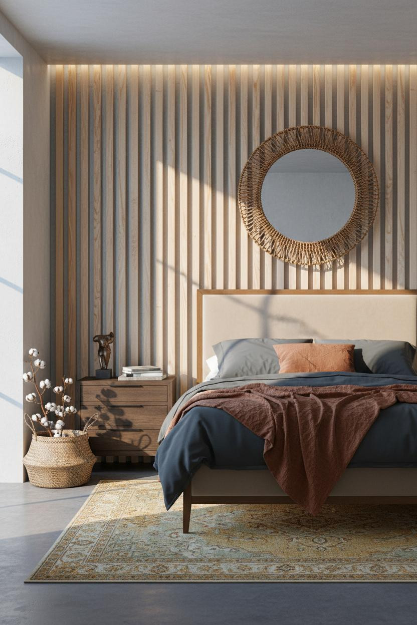 Vintage Boho Bedroom Natural Light