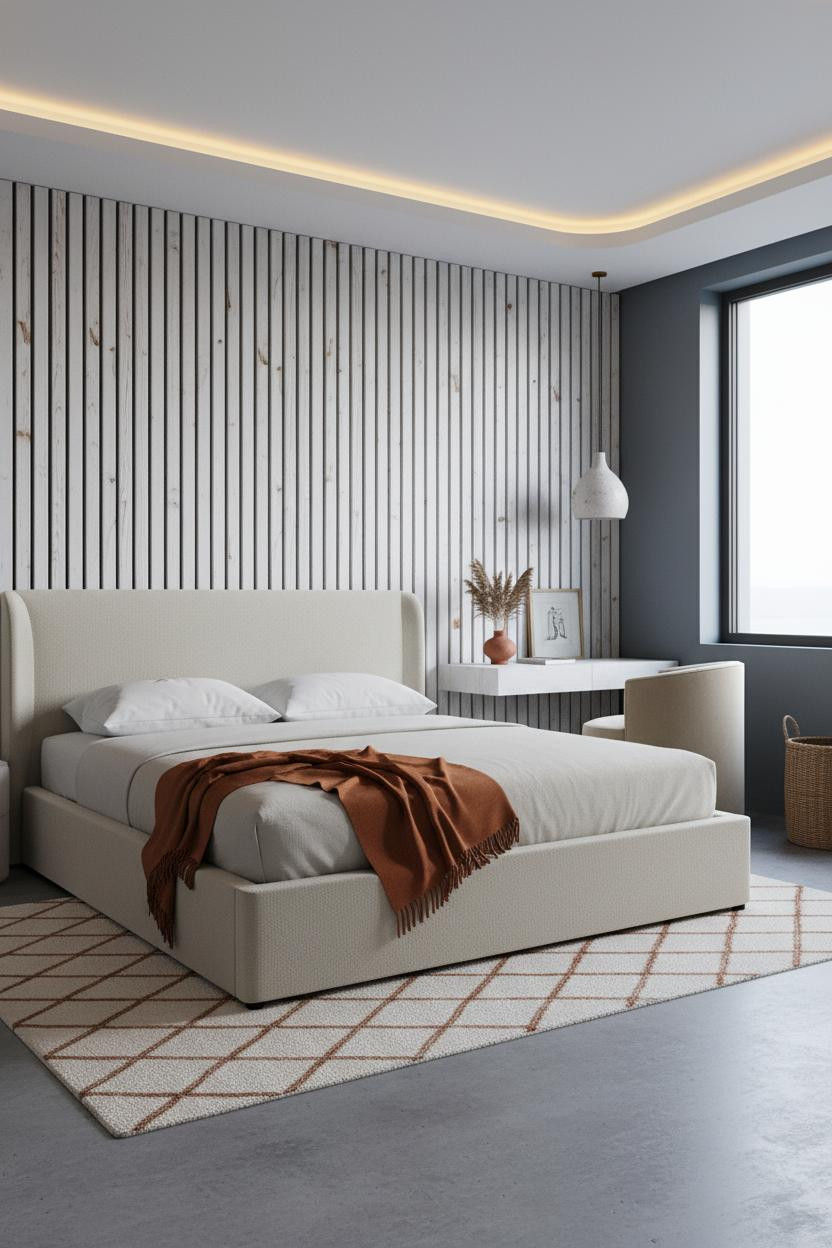 Trendy Teen Bedroom Coastal Modern Design