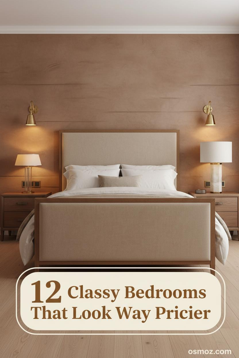 12+ Classy Bedrooms That Feel Polished but Still Warm