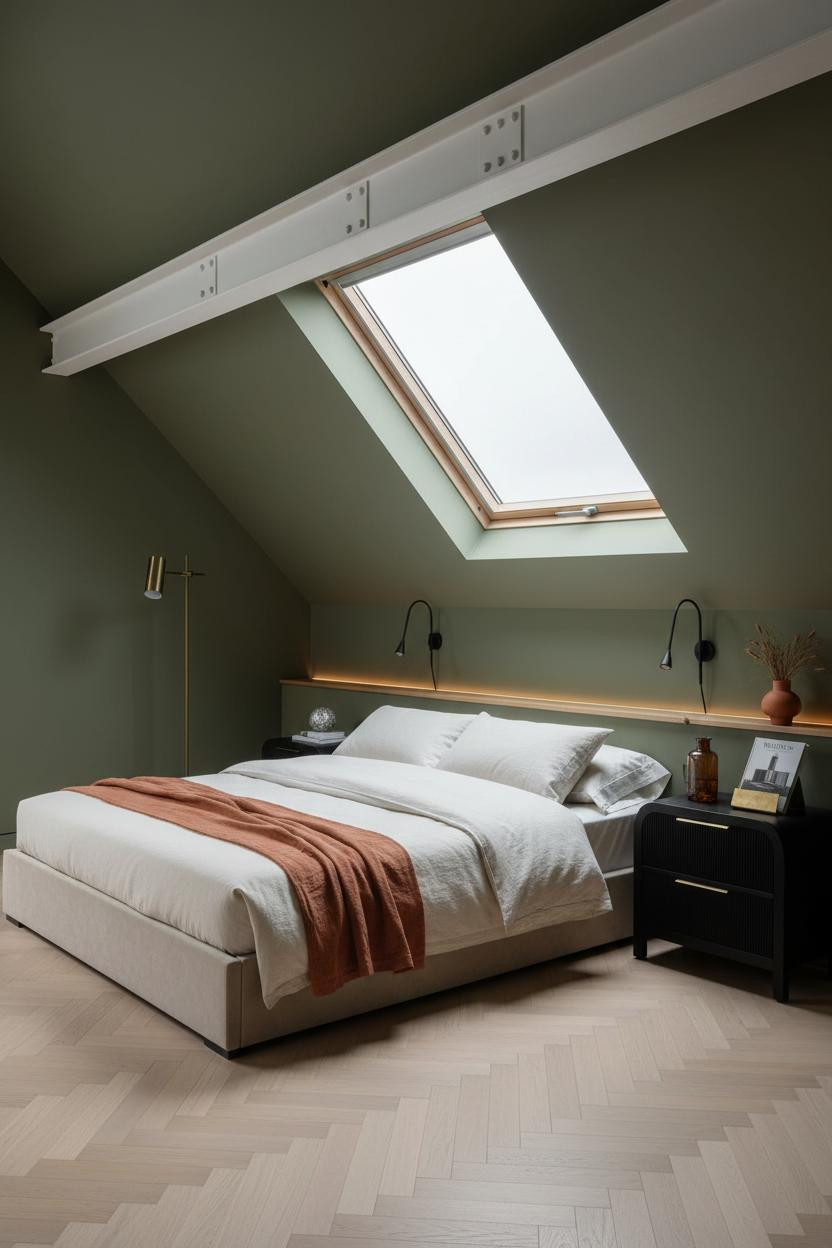 Small Loft Bedroom Modern Design