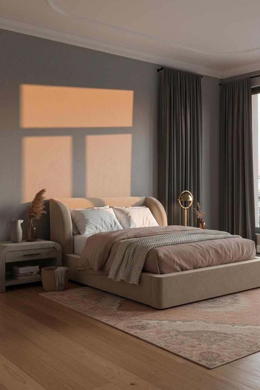 Classic Bedroom Design Warm Lighting Luxury