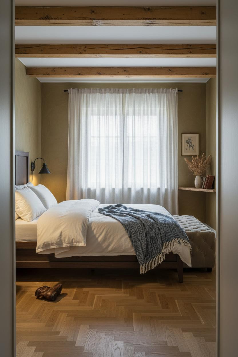 Country Bedroom Swedish Manor Farmhouse Style