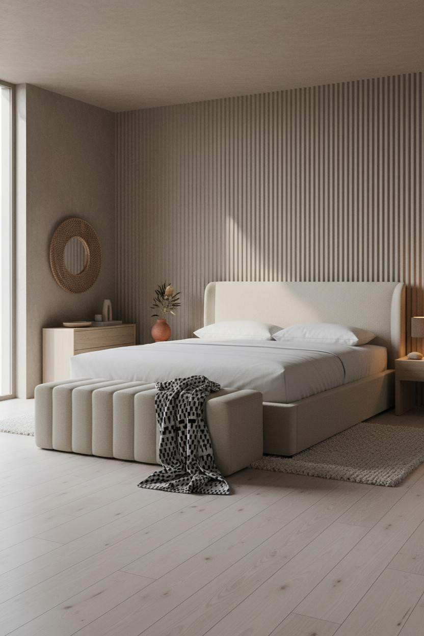 Coastal Modern Bedroom Neutral Textures