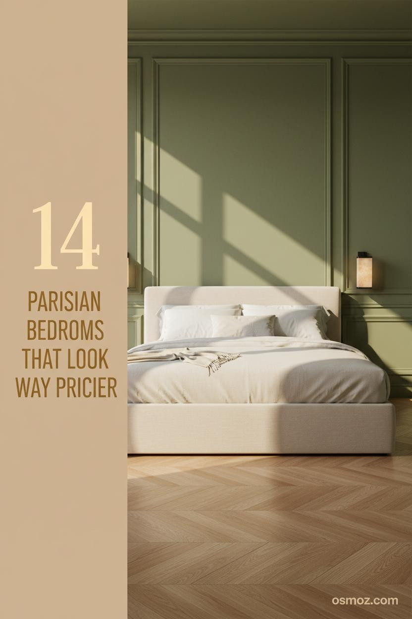 14+ Parisian Bedrooms That Feel Collected Rather Than Decorated