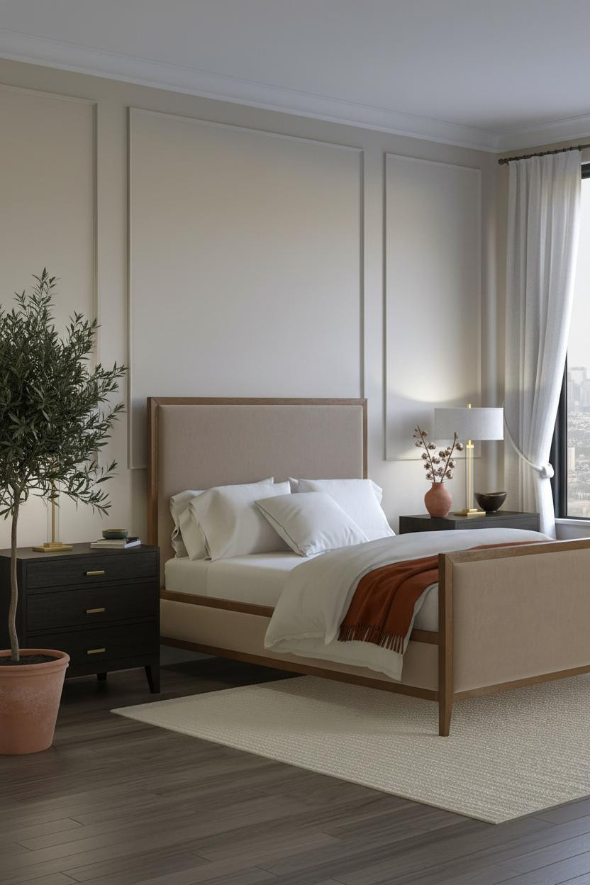 Parisian Modern Bedroom French Pied a Terre