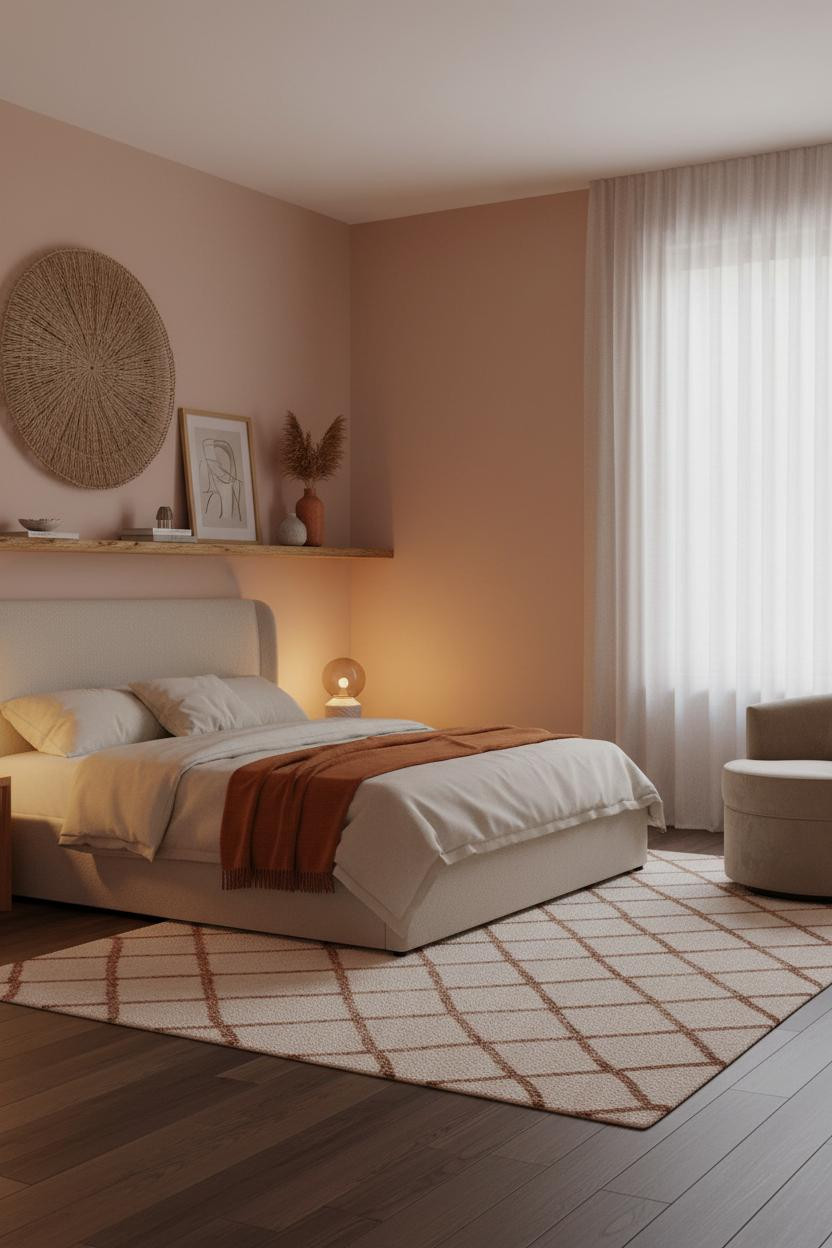 Small Teen Bedroom Boho Floating Shelf