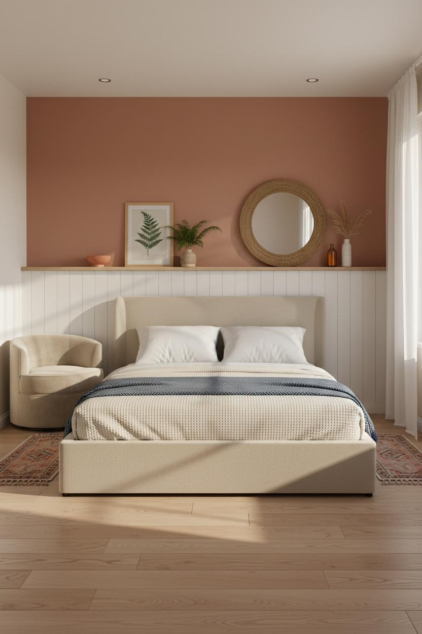 Small Teen Bedroom Natural Light Farmhouse