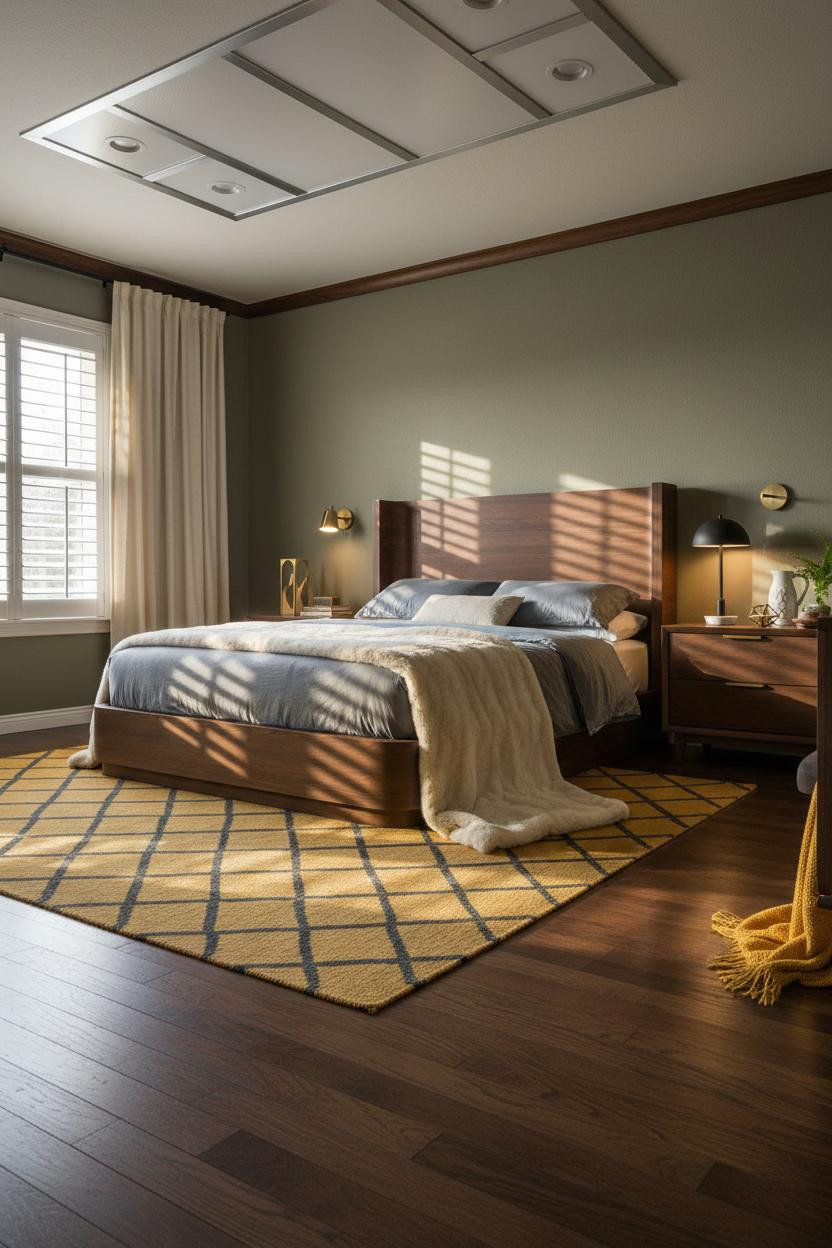 60s Bedroom Mid Century Modern Retro