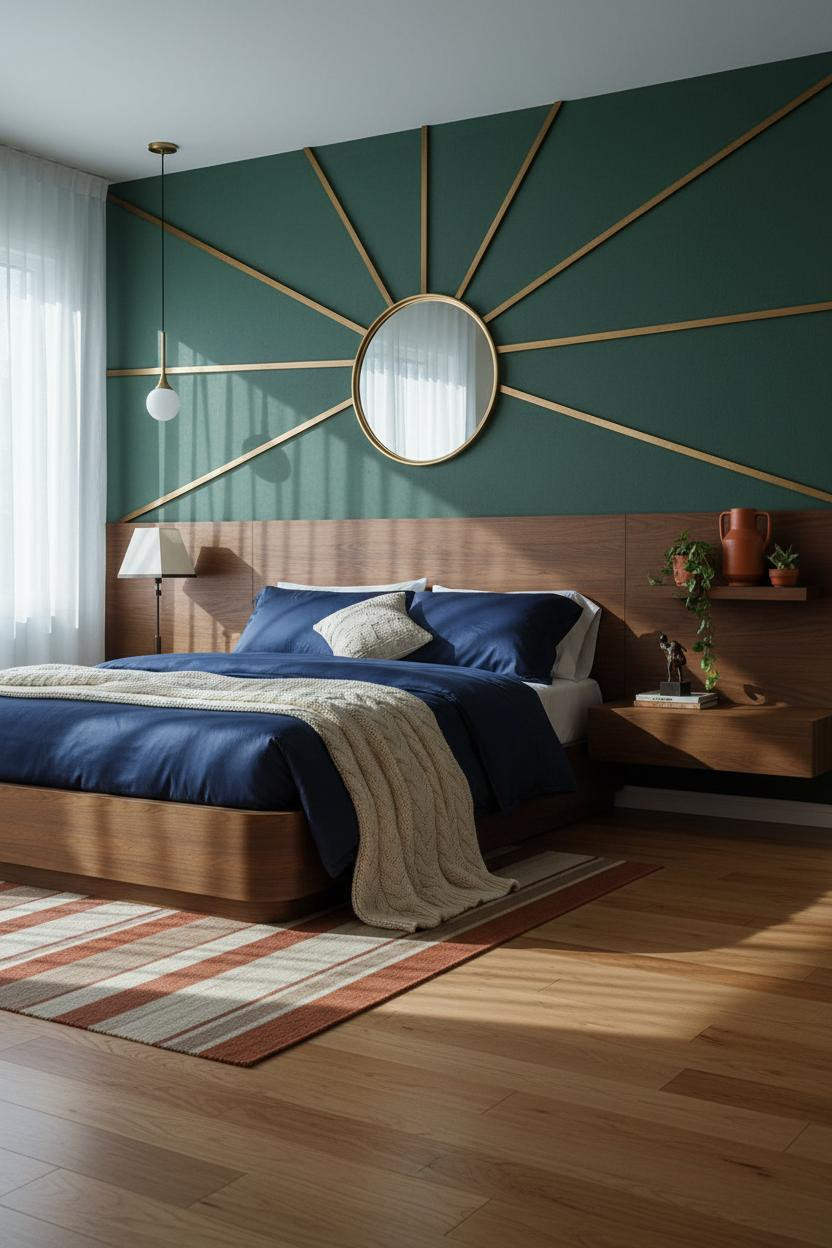 60s Bedroom Mid Century Modern Headboard