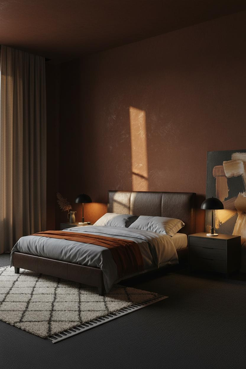 Luxury Black Bedroom Modern Master Suite