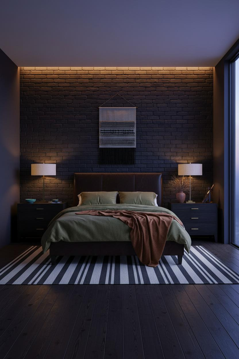 Luxury Black Bedroom Modern Master Suite